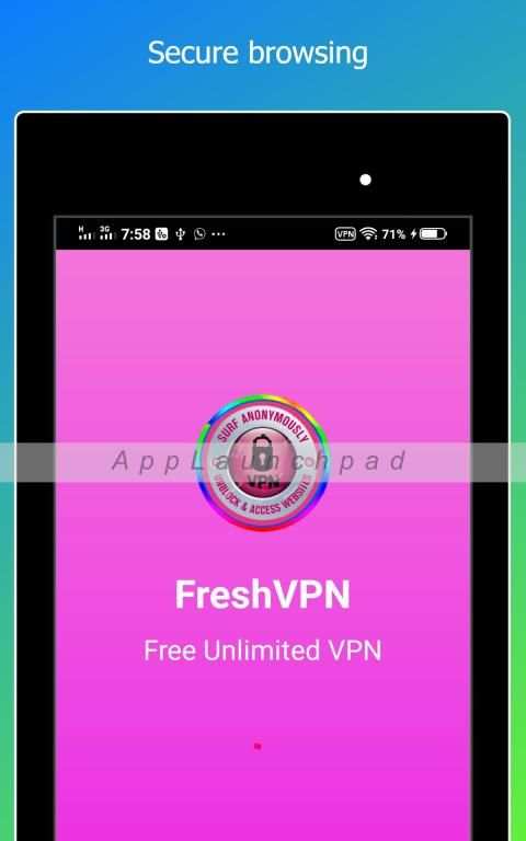 Fresh VPN - Free Unlimited VPN स्क्रीनशॉट 2