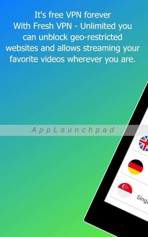 Fresh VPN - Free Unlimited VPN स्क्रीनशॉट 4