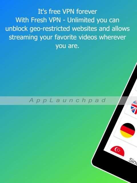 Fresh VPN - Free Unlimited VPN स्क्रीनशॉट 8