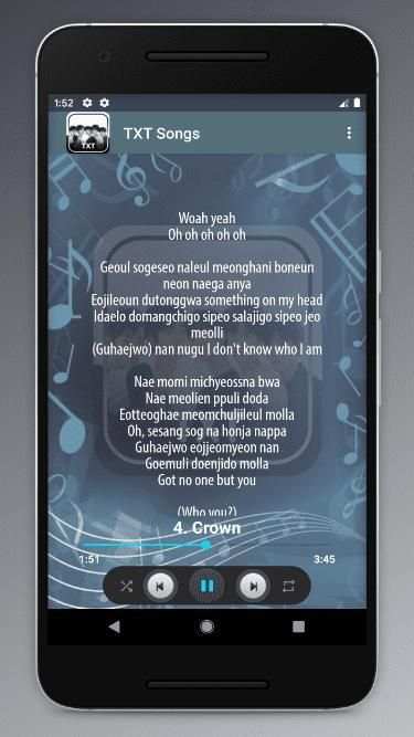 TXT Songs KPop Lyric screenshot 1
