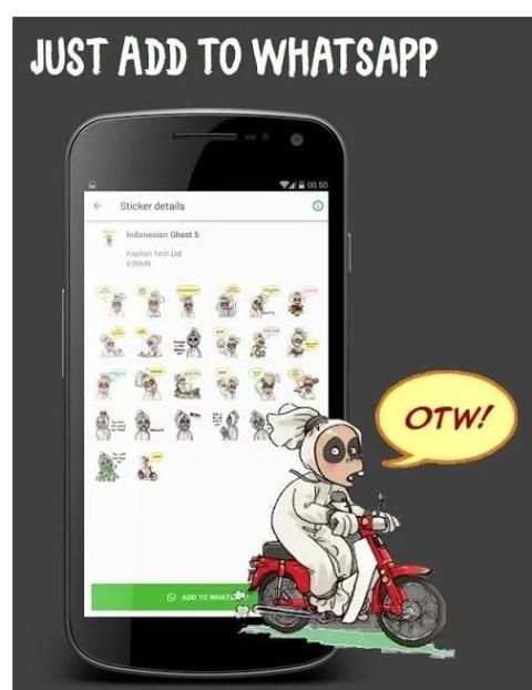 WA Sticker Hantu Horor Gaul For WAStickerApps screenshot 2