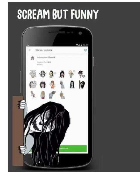 WA Sticker Hantu Horor Gaul For WAStickerApps screenshot 6