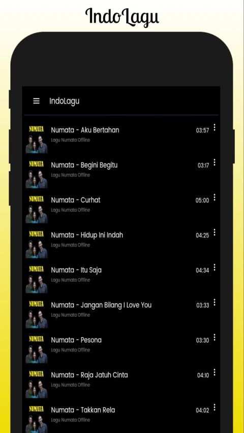 Lagu Numata Offline 3 تصوير الشاشة