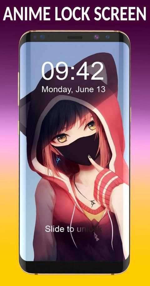 Anime for Girls Pattern Lock Screen & Wallpapers स्क्रीनशॉट 4