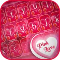 Pink Love Keyboard Theme