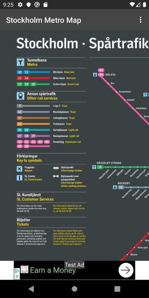 Stockholm Metro App screenshot 1