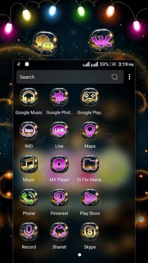 2020 New Year Launcher Theme स्क्रीनशॉट 5