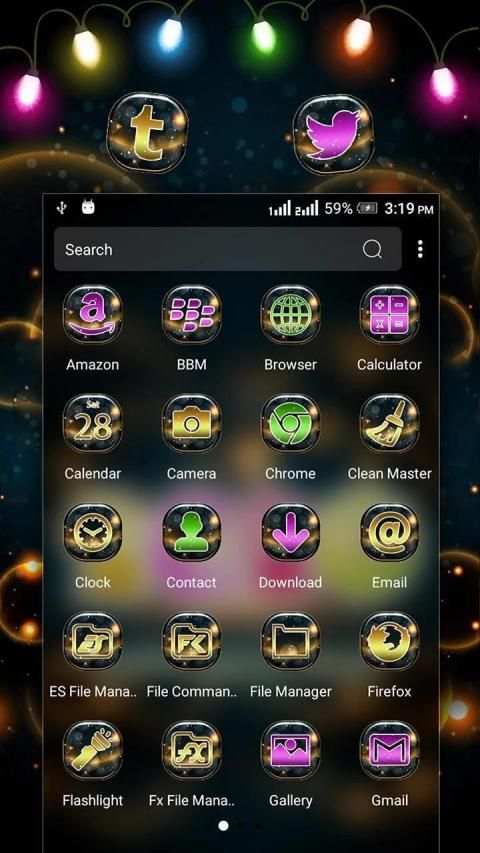 2020 New Year Launcher Theme स्क्रीनशॉट 3