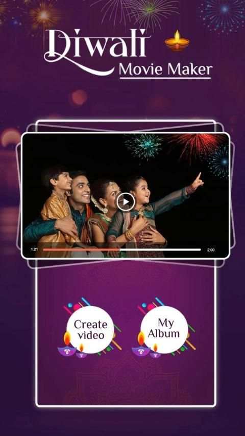 Diwali Video Maker With Music स्क्रीनशॉट 7