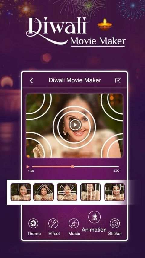 Diwali Video Maker With Music स्क्रीनशॉट 3