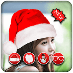 Christmas cap photo editor आइकन