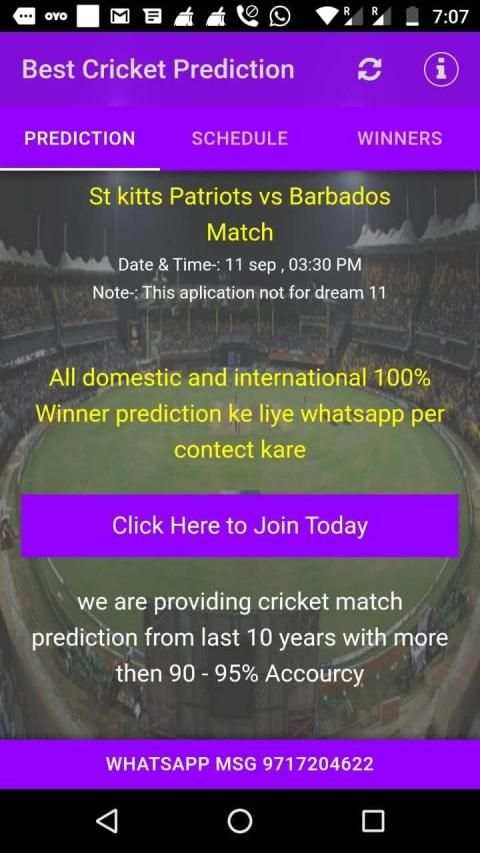 MSL Cricket Prediction स्क्रीनशॉट 3