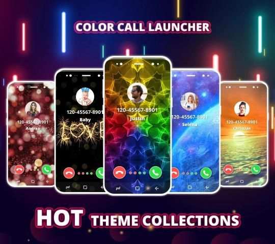 Color Call Launcher - Caller Theme Changer screenshot 5