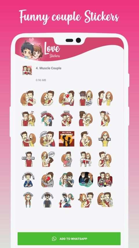 Love Stickers For WhatsApp (WAStickerApps) screenshot 3