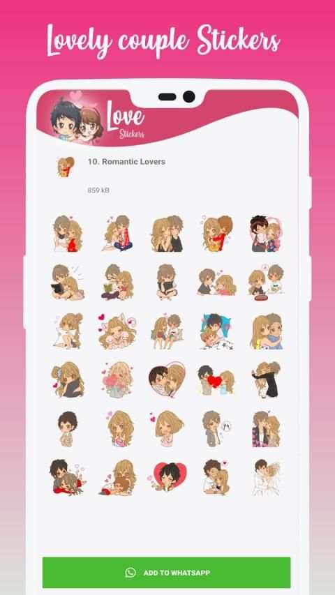 Love Stickers For WhatsApp (WAStickerApps) screenshot 5