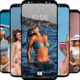 Hot Bikini Girls Wallpapers आइकन