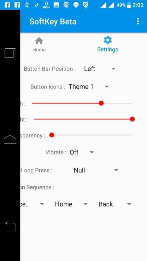 SoftKeys Beta - Home Back Button स्क्रीनशॉट 3