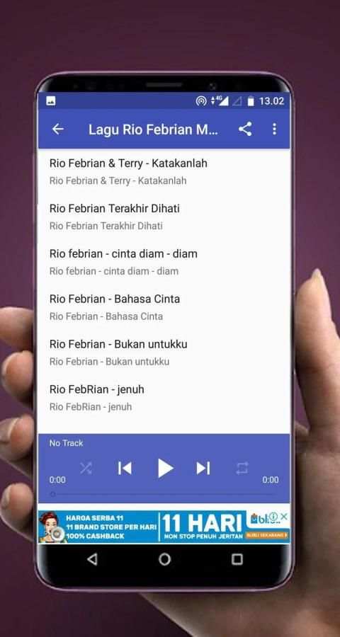 Lagu Rio Febrian MP3 Offline screenshot 3
