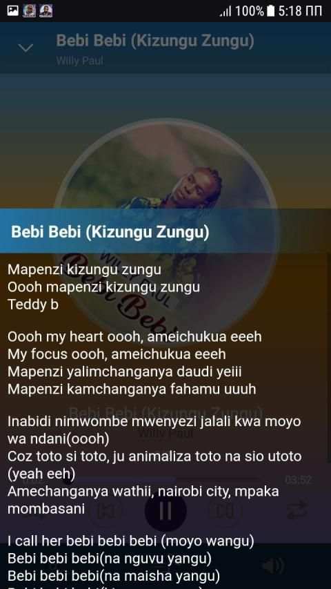 Willy Paul offline songs screenshot 2