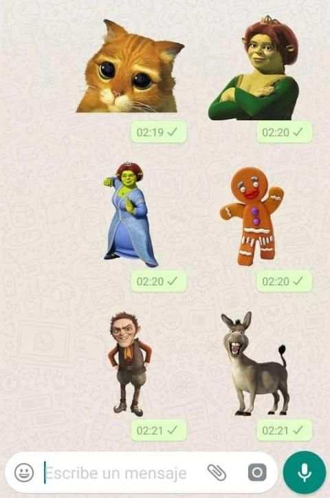 Stickers de Shrek para WhatsApp screenshot 5
