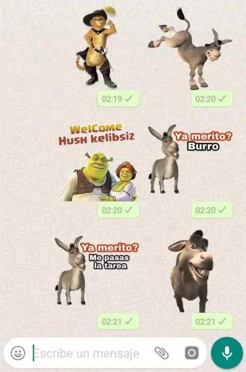 Stickers de Shrek para WhatsApp screenshot 3