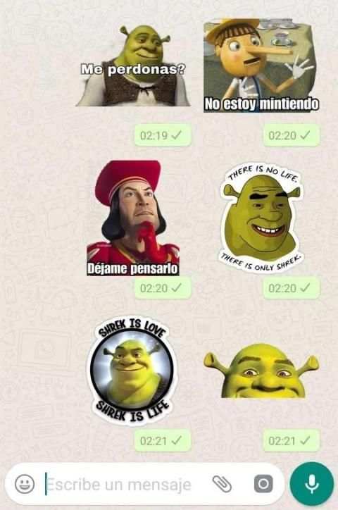 Stickers de Shrek para WhatsApp screenshot 1