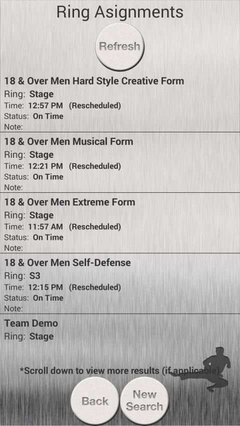 Start Times App स्क्रीनशॉट 1