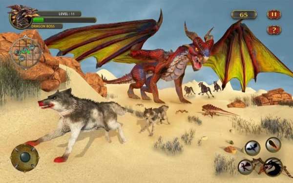 Dragon Simulator Attack 3D Game screenshot 11