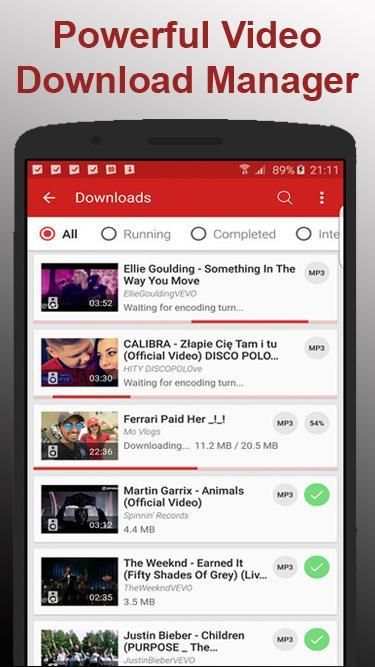 All Video Downloader - video downloader - player screenshot 1