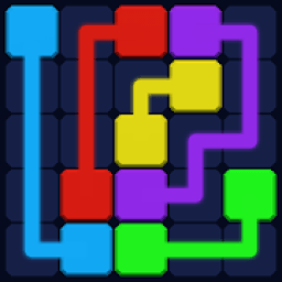 Color Tile Link: Free Classic Line Puzzle Game आइकन