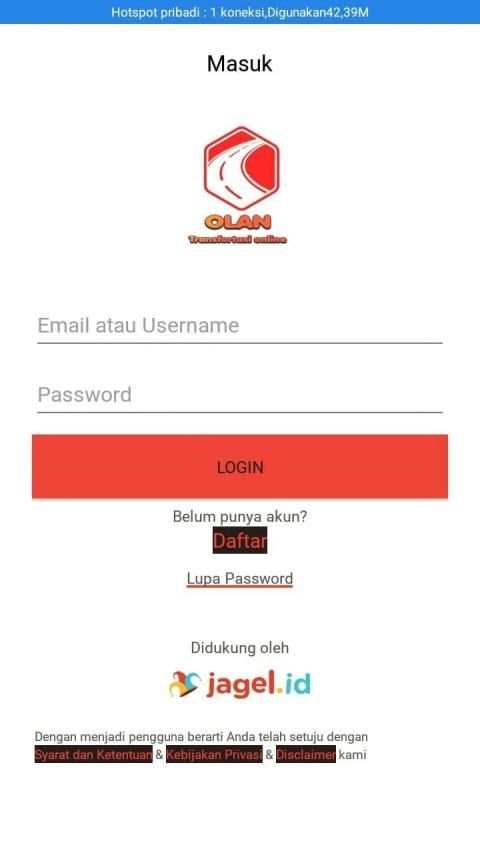 Olan Ojek - Ojol Rantau Prapat screenshot 1