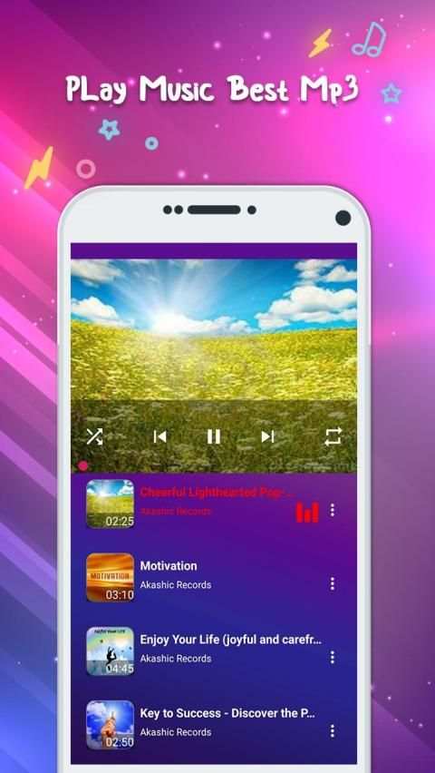 Musil - Unlimited Free Music Streaming Player स्क्रीनशॉट 2