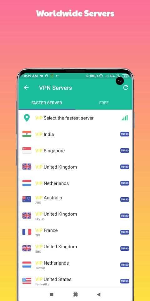 VPN MASTER - Fastest Free VPN स्क्रीनशॉट 3