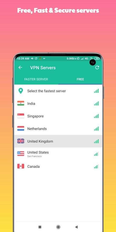 VPN MASTER - Fastest Free VPN स्क्रीनशॉट 2