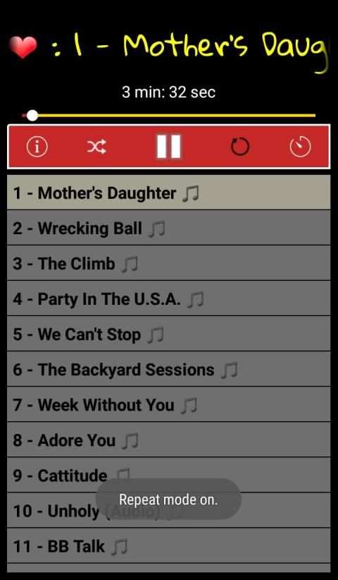 Miley CYRUS SONGS OFFLINE ( 52 SONGS ) screenshot 2