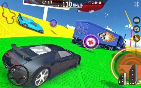 Ramp Car Stunt 3D - Racing and Simulation Game screenshot 2