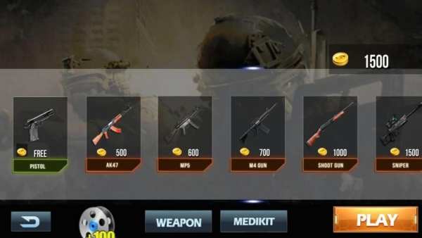 Sniper 3D Assassin: Penembakan senjata screenshot 2