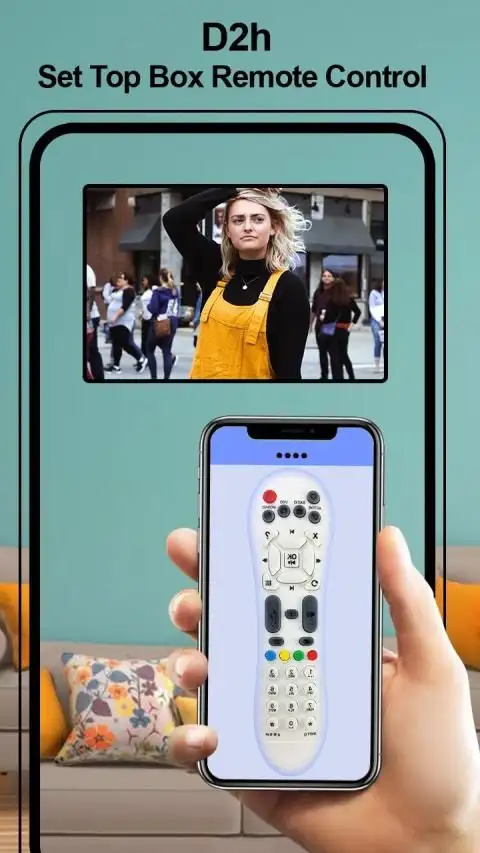 Set Up Box Remote Control For D2h screenshot 3