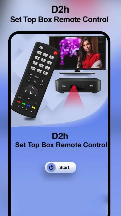 Set Up Box Remote Control For D2h screenshot 5
