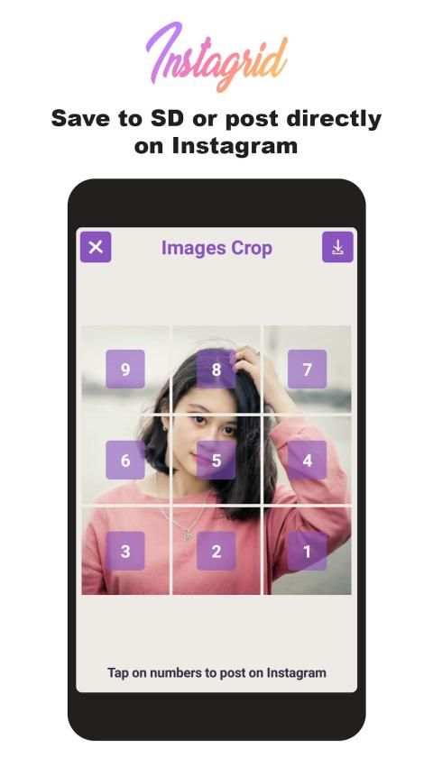 Instagrid - Crop Images For Instagram screenshot 1
