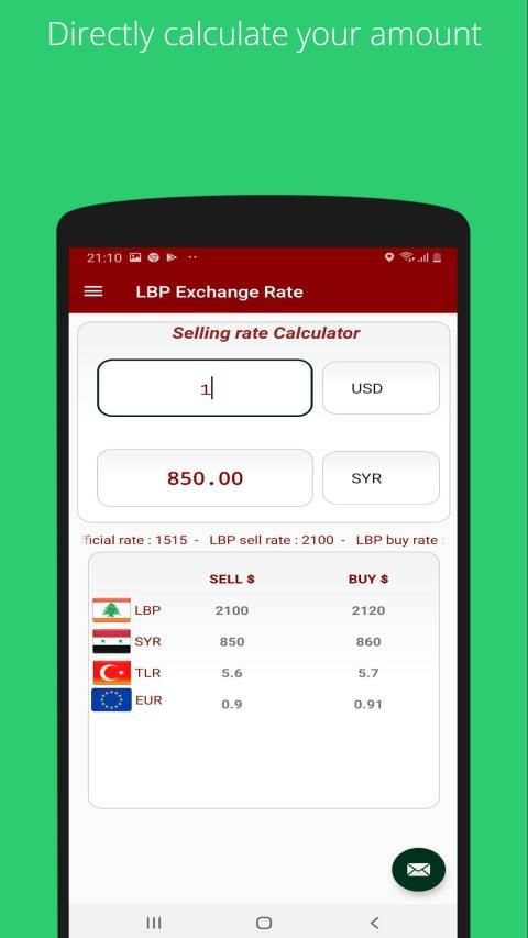 Lebanese Exchange: Dollar price स्क्रीनशॉट 2