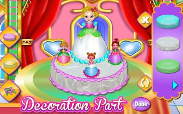 Baby Princess Cake Cooking स्क्रीनशॉट 2