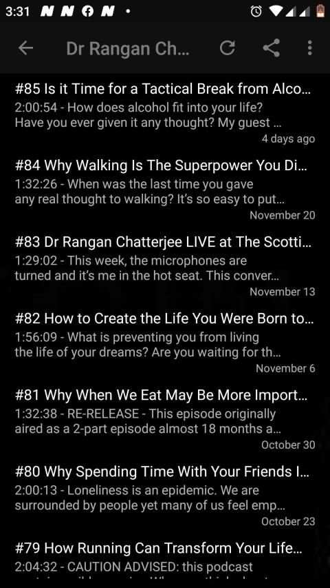 Dr Rangan Chatterjee Podcast स्क्रीनशॉट 1