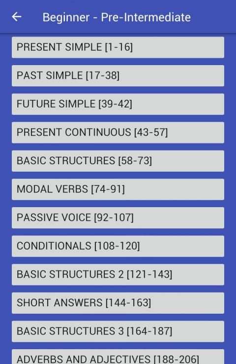 5555 English Grammar Tests screenshot 5