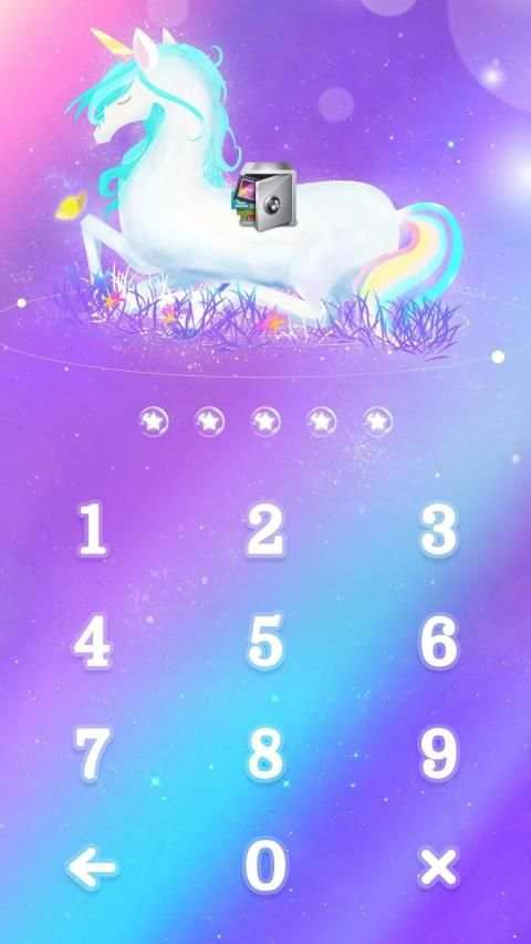 AppLock Theme Unicorn – Paid Theme screenshot 3