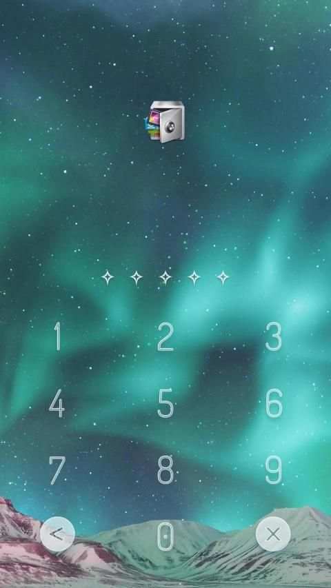 AppLock Live Theme Aurora स्क्रीनशॉट 2