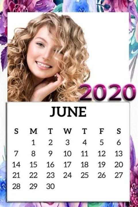 2020 Calender Photo Frames screenshot 1