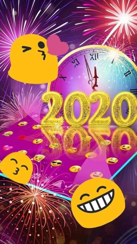 Happy New Year 2020 Keyboard screenshot 1