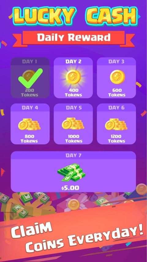 Lucky Cash - Get Real Money Every Day! screenshot 2