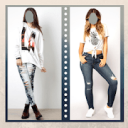 Girls Jeans Photo Editor icon